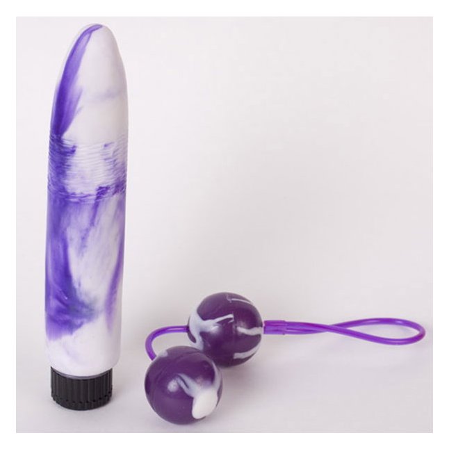 Вибратор шары Pleusure Pack фиолетовый - Basics