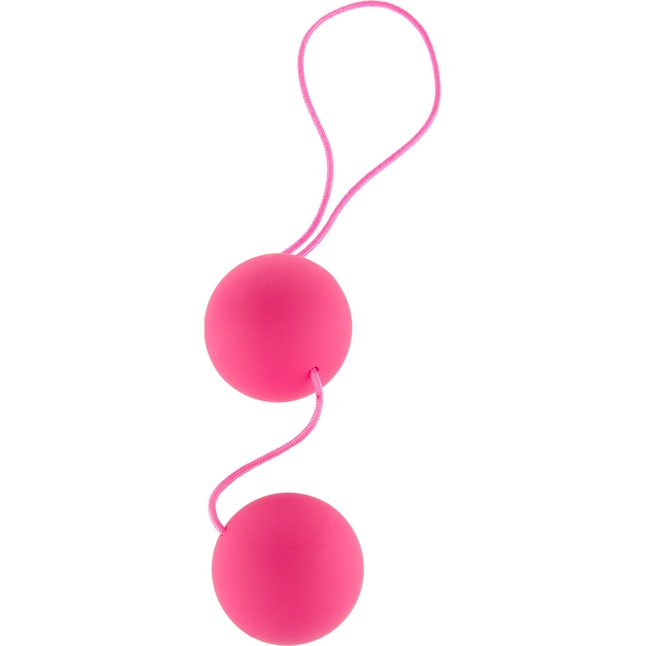 Веселые розовые вагинальные шарики Funky love balls - Funky