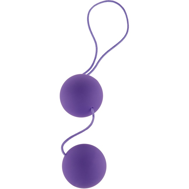 Фиолетовые вагинальные шарики Funky Love balls - Funky
