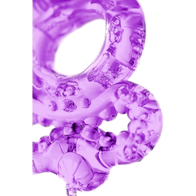 Фиолетовое виброкольцо с подхватом. Фотография 5.