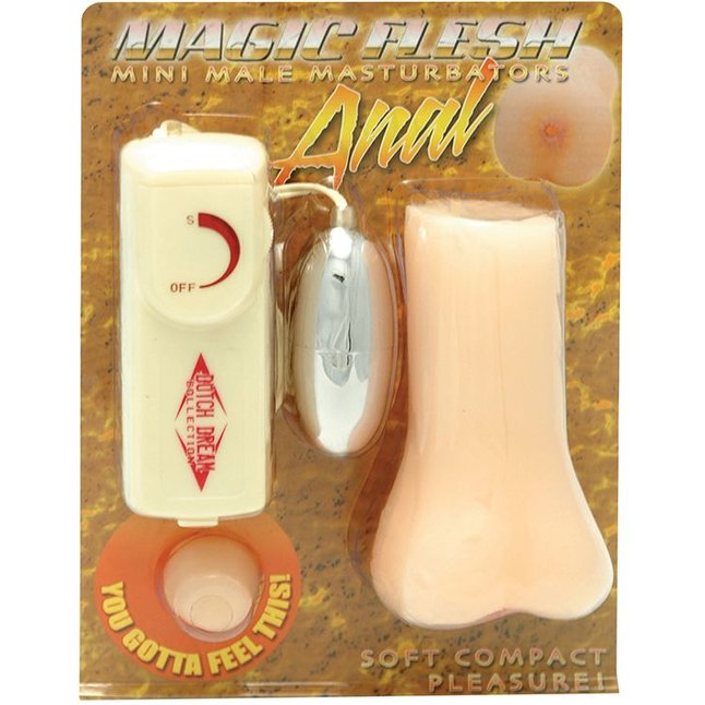 Телесный мастурбатор-анус с вибрацией - Magic Flesh. Фотография 2.