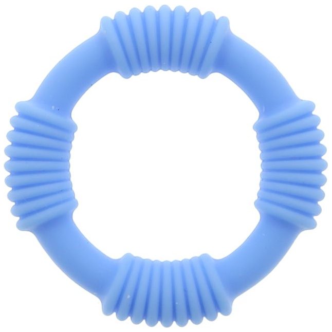 Голубое эрекционное кольцо PLAY CANDI COTTON POP BLUE - Play Candi