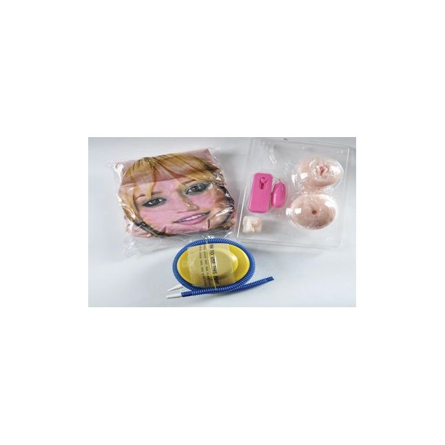 Надувная кукла с вибратором и вставками вагина-анус. Фотография 3.