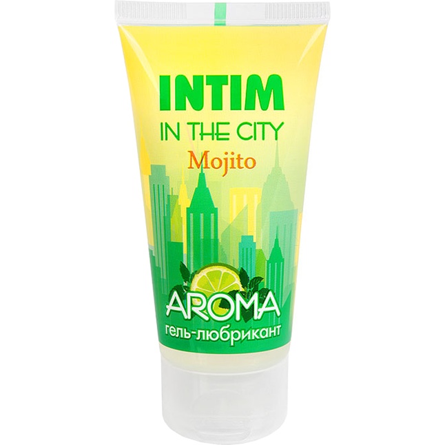 Увлажняющий лубрикант Intim Aroma с ароматом мохито - 60 гр - Серия Intim in the city
