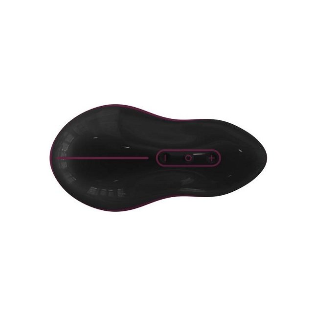 Черно-фиолетовый вибростимулятор Mouse. Фотография 2.