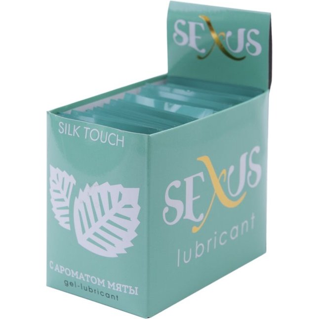 Набор из 50 пробников увлажняющей гель-смазки с ароматом мяты Silk Touch Mint по 6 мл. каждый - Sexus Lubricant