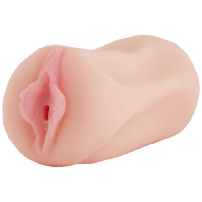 Мастурбатор-вагина с нежно-розовыми малыми губами - Basic