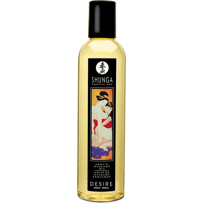 Возбуждающее массажное масло с ароматом ванили Desire - 250 мл