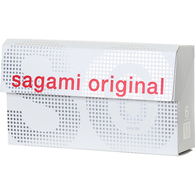 Ультратонкие презервативы Sagami Original 0.02 - 6 шт - Sagami Original