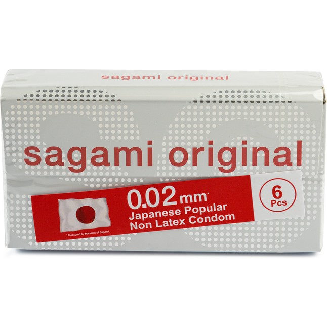 Ультратонкие презервативы Sagami Original 0.02 Quick - 6 шт - Sagami Original