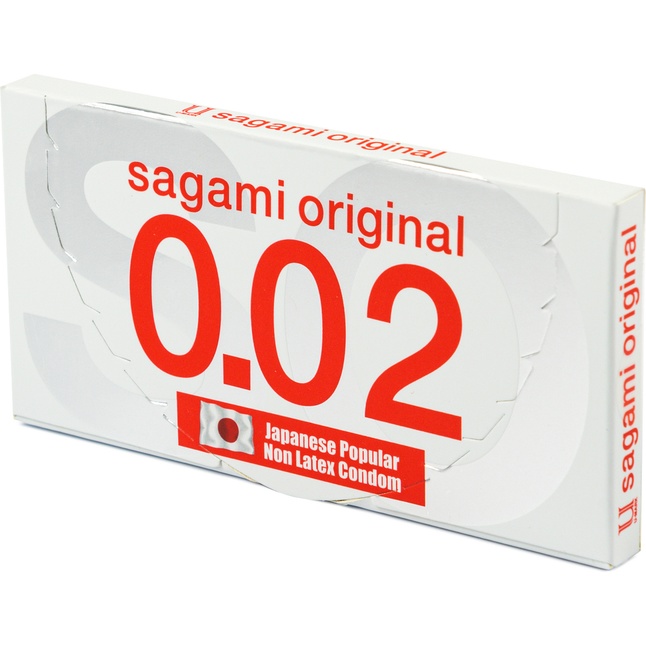 Ультратонкие презервативы Sagami Original 0.02 - 2 шт - Sagami Original. Фотография 2.