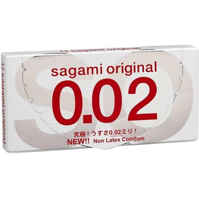 Ультратонкие презервативы Sagami Original 0.02 - 2 шт - Sagami Original. Фотография 3.