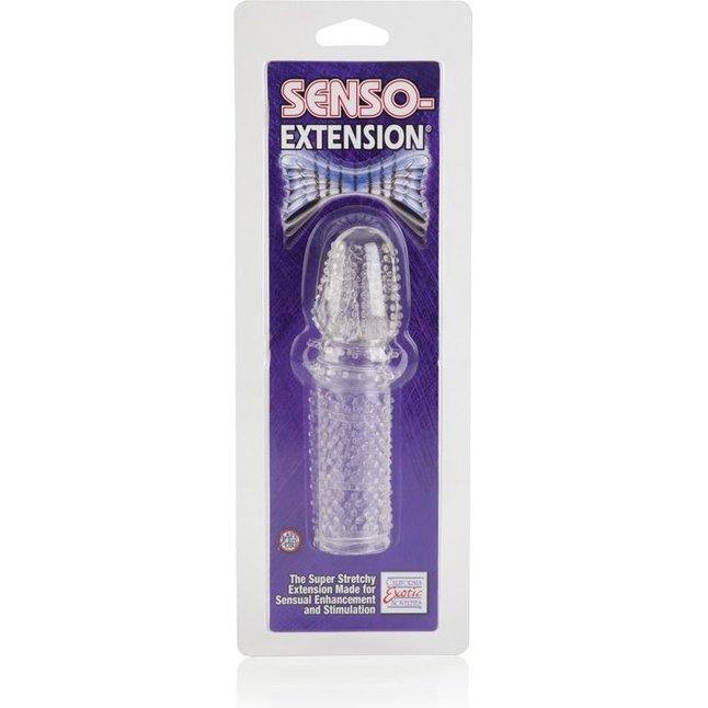 Насадка-удлинитель на пенис Senso Extension - 14 см. Фотография 4.