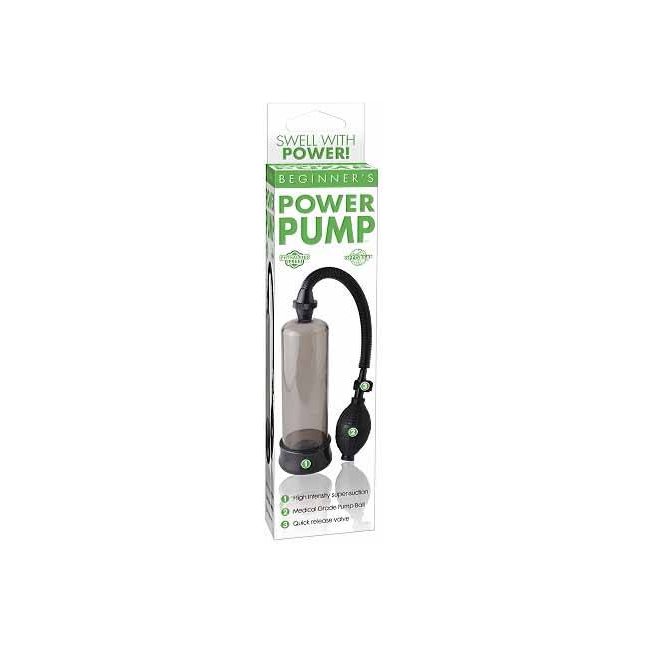 Дымчатая мужская помпа Beginner s Power Pump - Pipedream Products. Фотография 2.