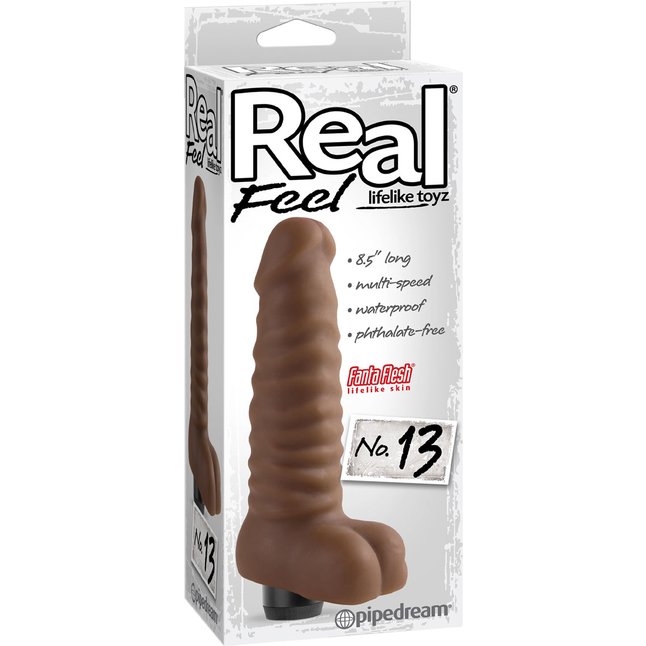 Вибратор-мулат REAL FEEL №13 - 19 см - Real Feel. Фотография 2.