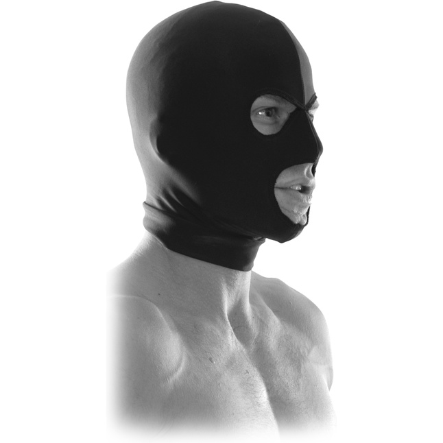 Черная маска на голову Spandex Hood - Fetish Fantasy Limited Edition