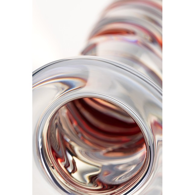 Стеклянная анальная втулка-спираль - 15,5 см - Sexus Glass. Фотография 5.