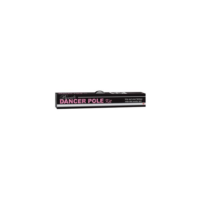 Танцевальный шест серебристого цвета Private Dancer Pole Kit - TLC