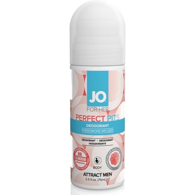 Дезодорант с феромонами для женщин PERFECT PITS for her - 75 мл - JO for body   hygiene