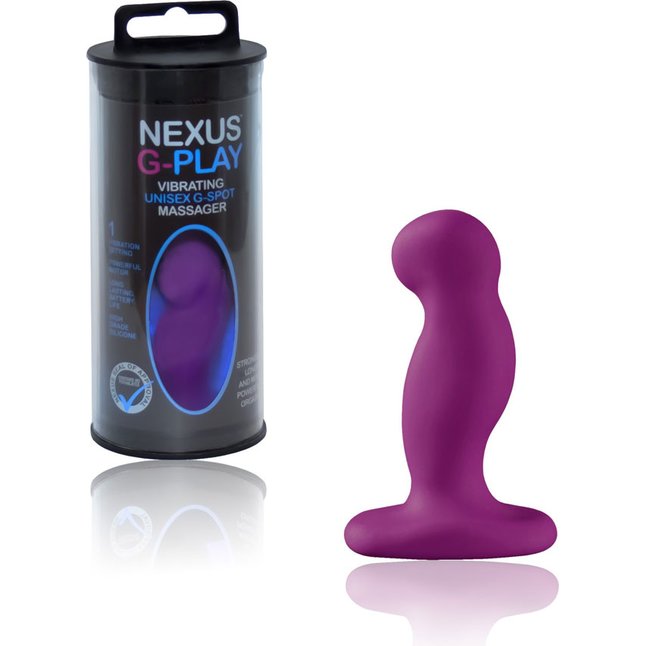 Анальный стимулятор Nexus G-Play Small Purple с вибрацией - 7,4 см