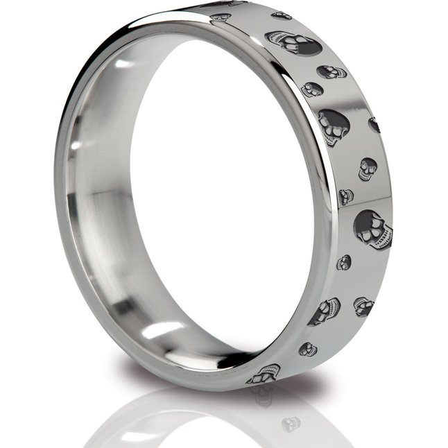 Стальное эрекционное кольцо с гравировкой Duke - 5,5 см
