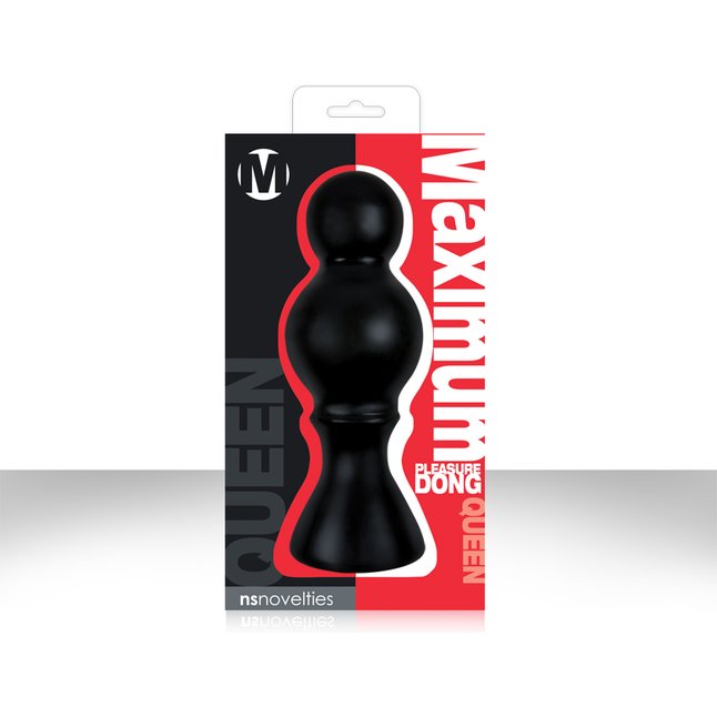 Чёрный анальный стимулятор Maximum Pleasure Dong Queen - 17,7 см - Maximum. Фотография 3.