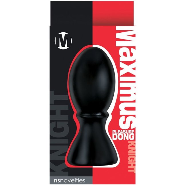 Чёрный анальный стимулятор Maximum Pleasure Dong Knight - 17,5 см - Maximum. Фотография 3.
