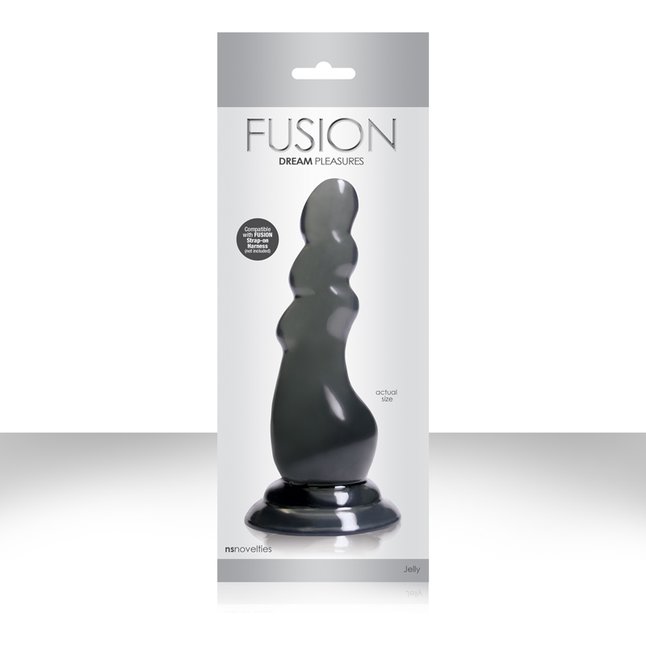 Елочка-насадка Fusion Pleasure Dongs пепельного цвета - 15,2 см - Fusion. Фотография 3.