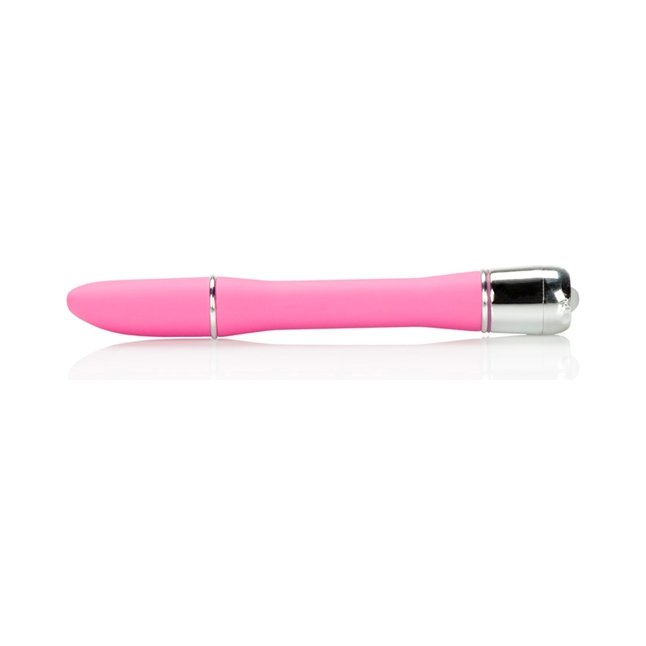 Розовый гладкий вибратор Lulu Satin Touch Vibe - 15 см - Hard Vibes. Фотография 3.