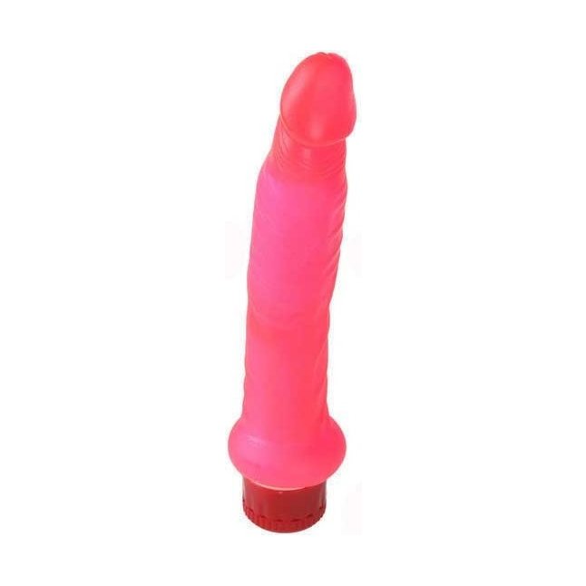 Красный анальный вибратор Jelly Anal Slim Jim - 17,5 см - Penetrating Pleasures