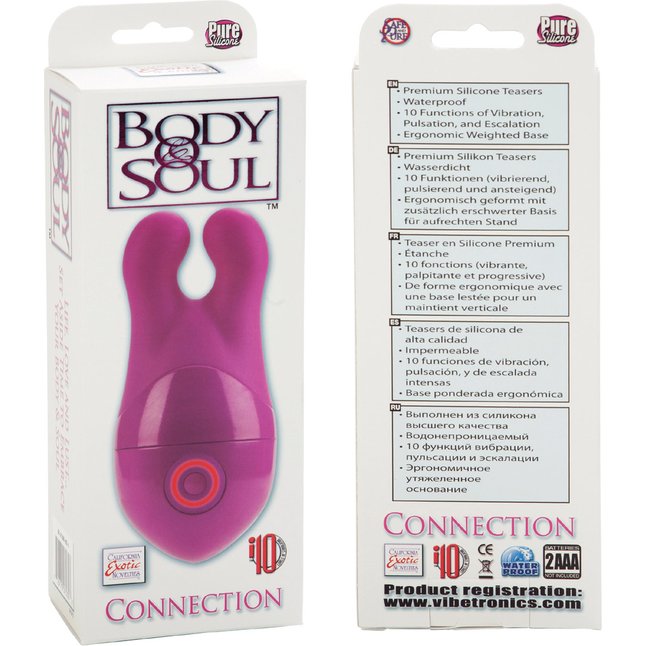 Розовый вибромассажер BODY SOUL CONNECTION - Body   Soul . Фотография 6.