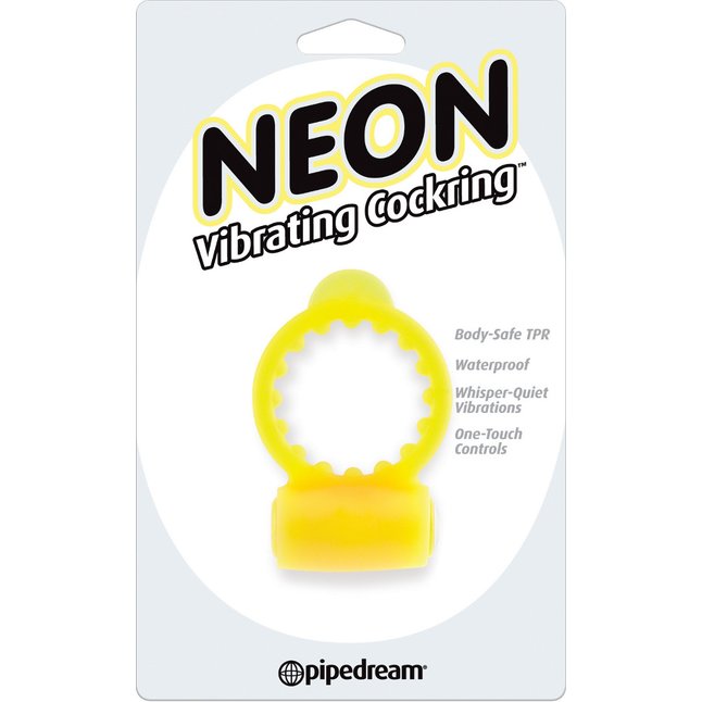 Виброкольцо Neon Yellow - Neon Luv Touch. Фотография 2.