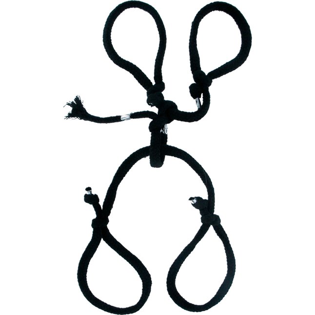 Набор для бондажа Silk Rope Hogtie - Fetish Fantasy Series. Фотография 3.