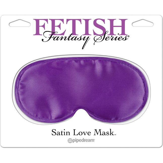 Фиолетовая сатиновая маска Satin Love Mask - Fetish Fantasy Series