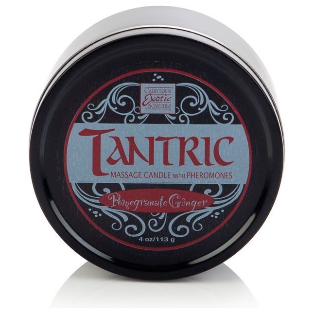 Массажная свеча с ароматом граната и имбиря Tantric Soy Pomegranate Ginger - Tantric Collection