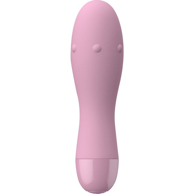 Нежно-розовый вибратор DONNA - 12 см - Cute