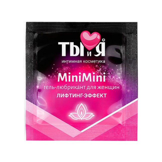 Женский сужающий гель-лубрикант MiniMini в одноразовой упаковке - 4 гр - Одноразовая упаковка