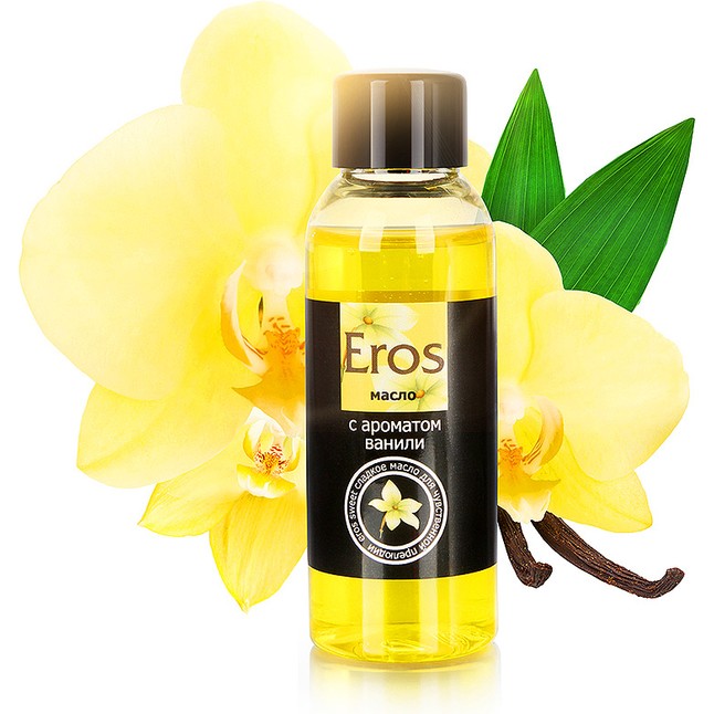 Массажное масло Eros sweet с ароматом ванили - 50 мл - Массажные масла
