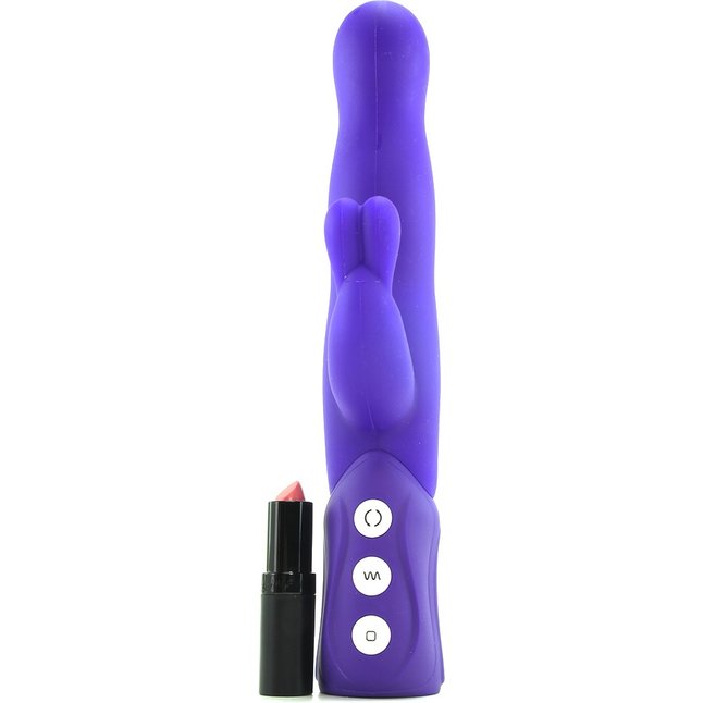 Фиолетовый хай-тек вибромассажер iVibe Select iRabbit - 26 см - IVibe Select. Фотография 5.