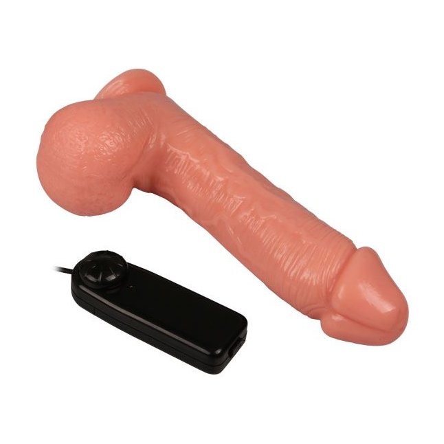 Вибратор-реалистик на присоске The Big Penis - 20,5 см. Фотография 2.