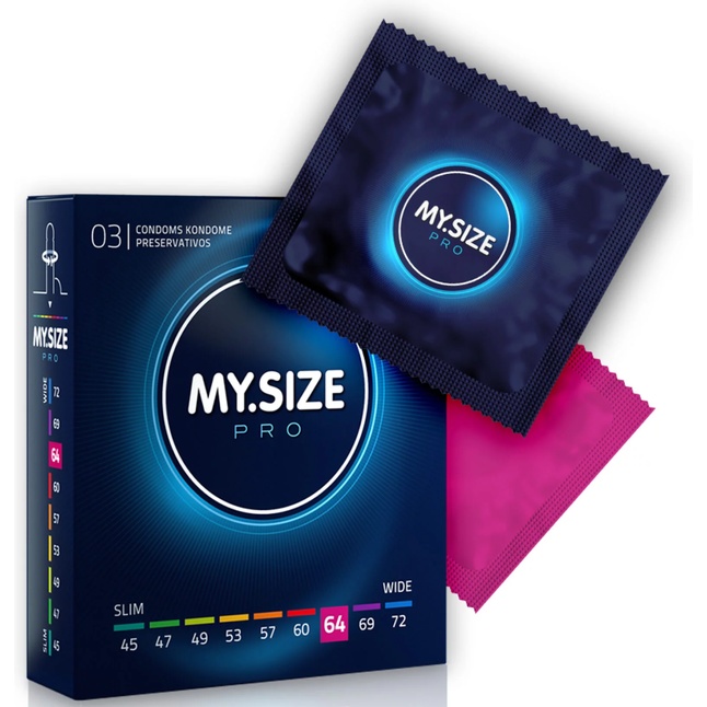 Презервативы MY.SIZE размер 64 - 3 шт