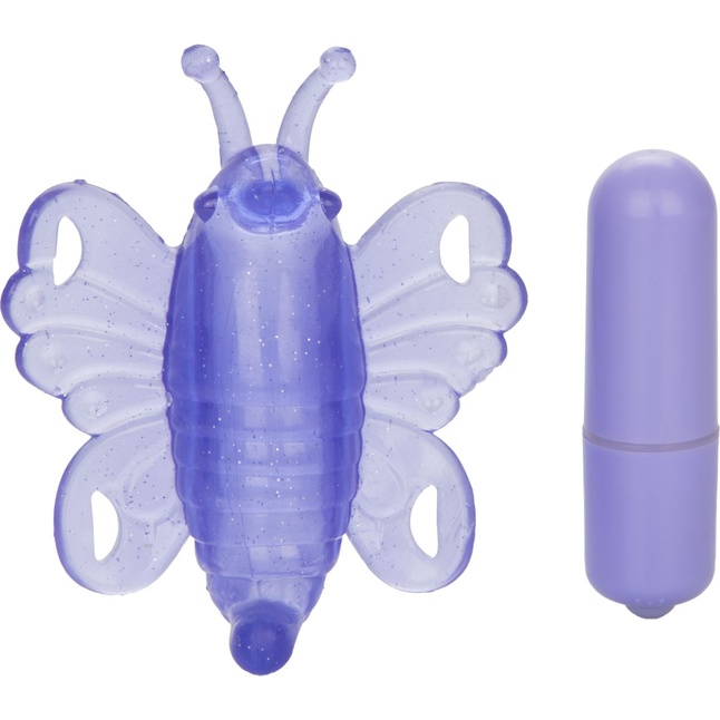 Фиолетовая вибробабочка на ремешках Micro Wireless Venus Butterfly. Фотография 2.