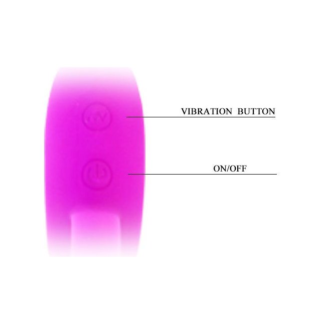 Розовый вибратор со стимуляцией клитора и ануса - 22,5 см - Pretty Love. Фотография 5.