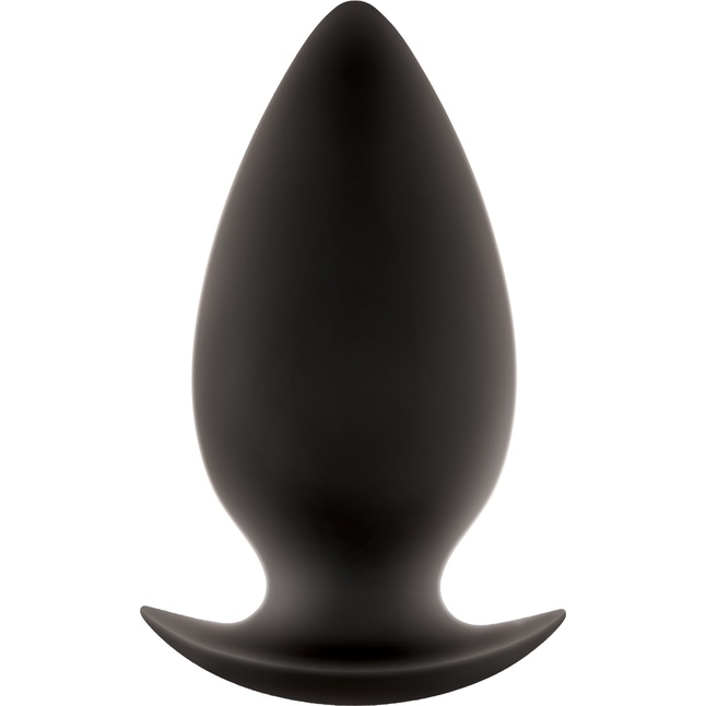 Чёрная анальная пробка большого размера Renegade Spades для ношения - 11,1 см - Renegade