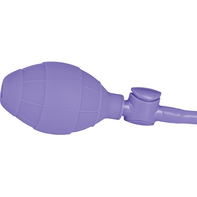 Фиолетовая помпа для клитора Mini Silicone Clitoral Pump - Clitoral Pumps. Фотография 4.