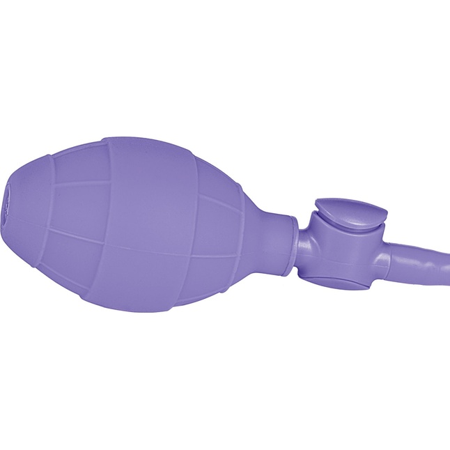 Фиолетовая помпа для клитора Silicone Clitoral Pump - Clitoral Pumps. Фотография 4.
