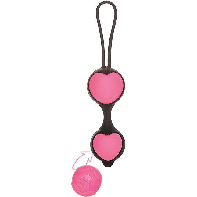 Розовые вагинальные шарики из силикона Coco Licious Kegel Balls - Coco Licious