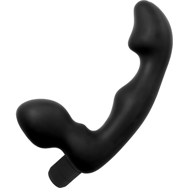 Безремневый черный страпон со стимуляцией G-точки Karma Strapless G-Spot Vibe - 16,5 см - Master Series. Фотография 2.