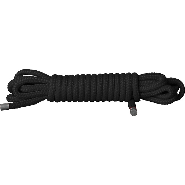 Черная веревка для бандажа Japanese rope - 10 м - Ouch!