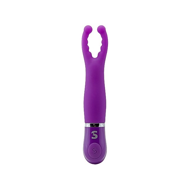 Фиолетовый вибростимулятор The Feeler - 18 см - Shots Toys